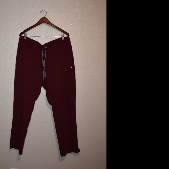 FIGS XL Burgundy